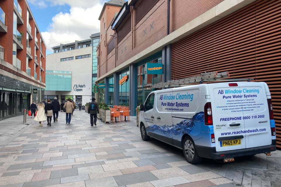 Window cleaning van